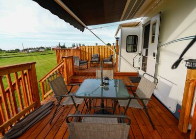 Fifth Wheel's A Charm - Cozy RV Short Term Vacation Rental in Murray Corner, New Brunswick