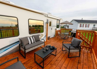 Fifth Wheel's A Charm - Cozy RV Short Term Vacation Rental in Murray Corner, New Brunswick