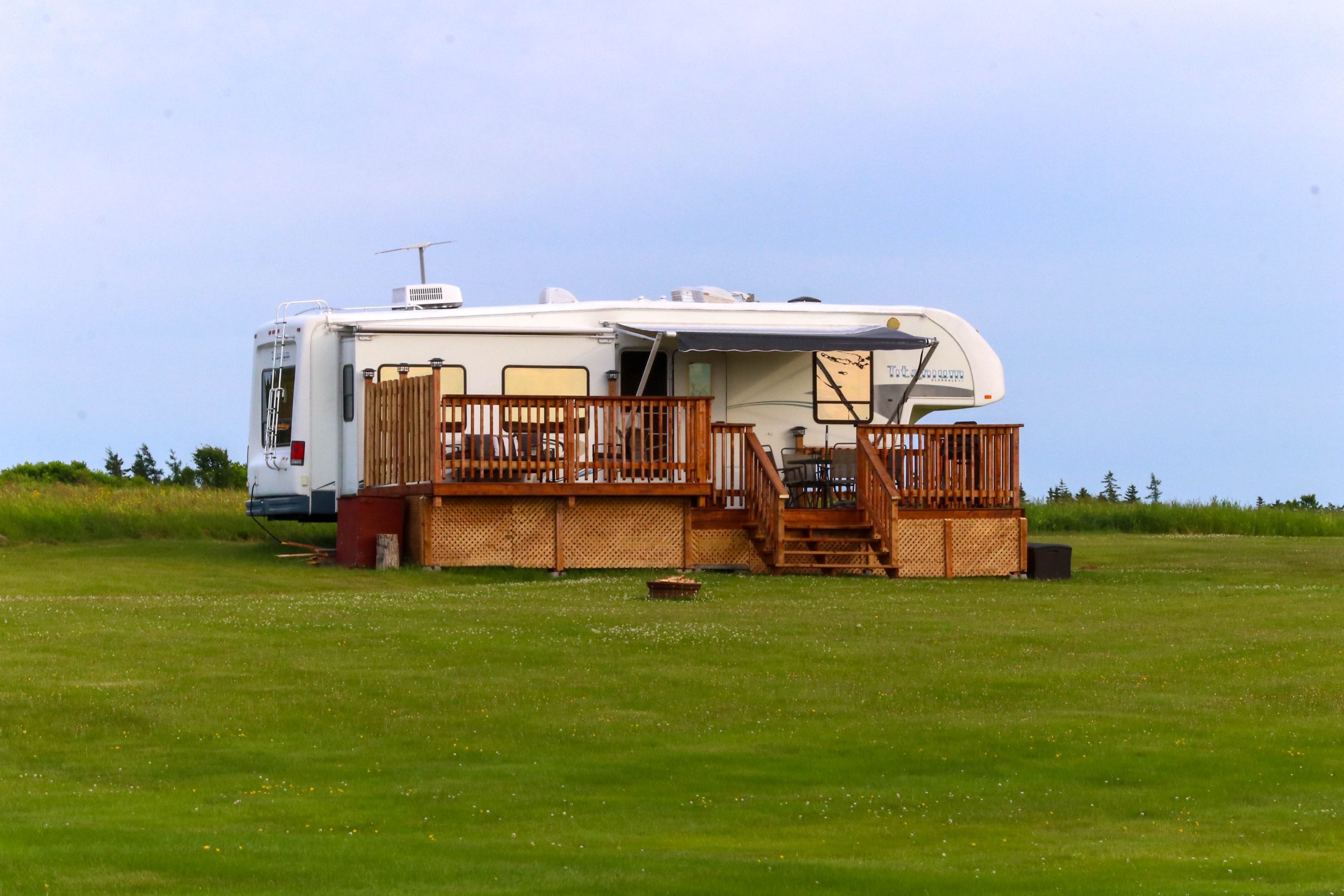 Fifth Wheel's A Charm - Cozy RV Short Term Vacation Rental in Murray Corner, New Brunswick Fifth Wheel's A Charm - Cozy RV Short Term Vacation Rental in Murray Corner, New Brunswick